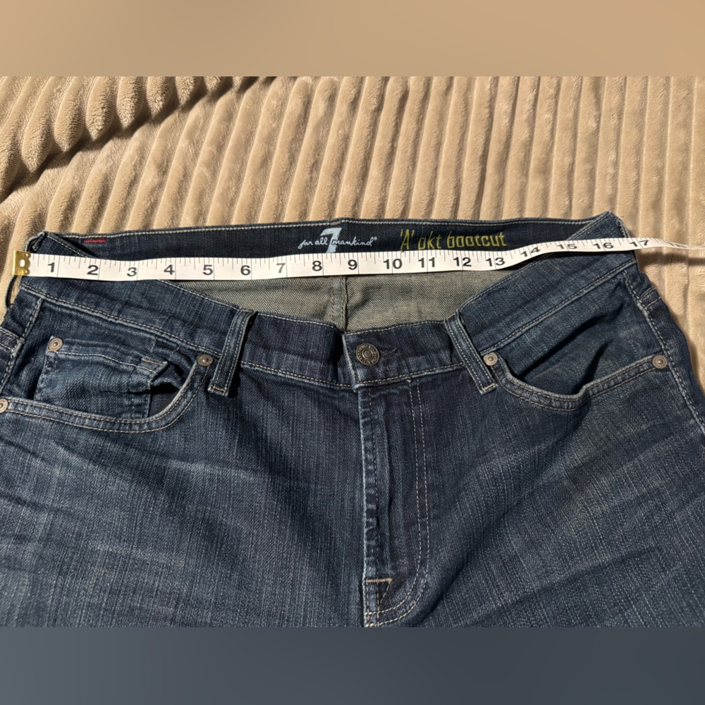 Men 7 for all Mankind Jeans size 33 - Picture 6 of 7